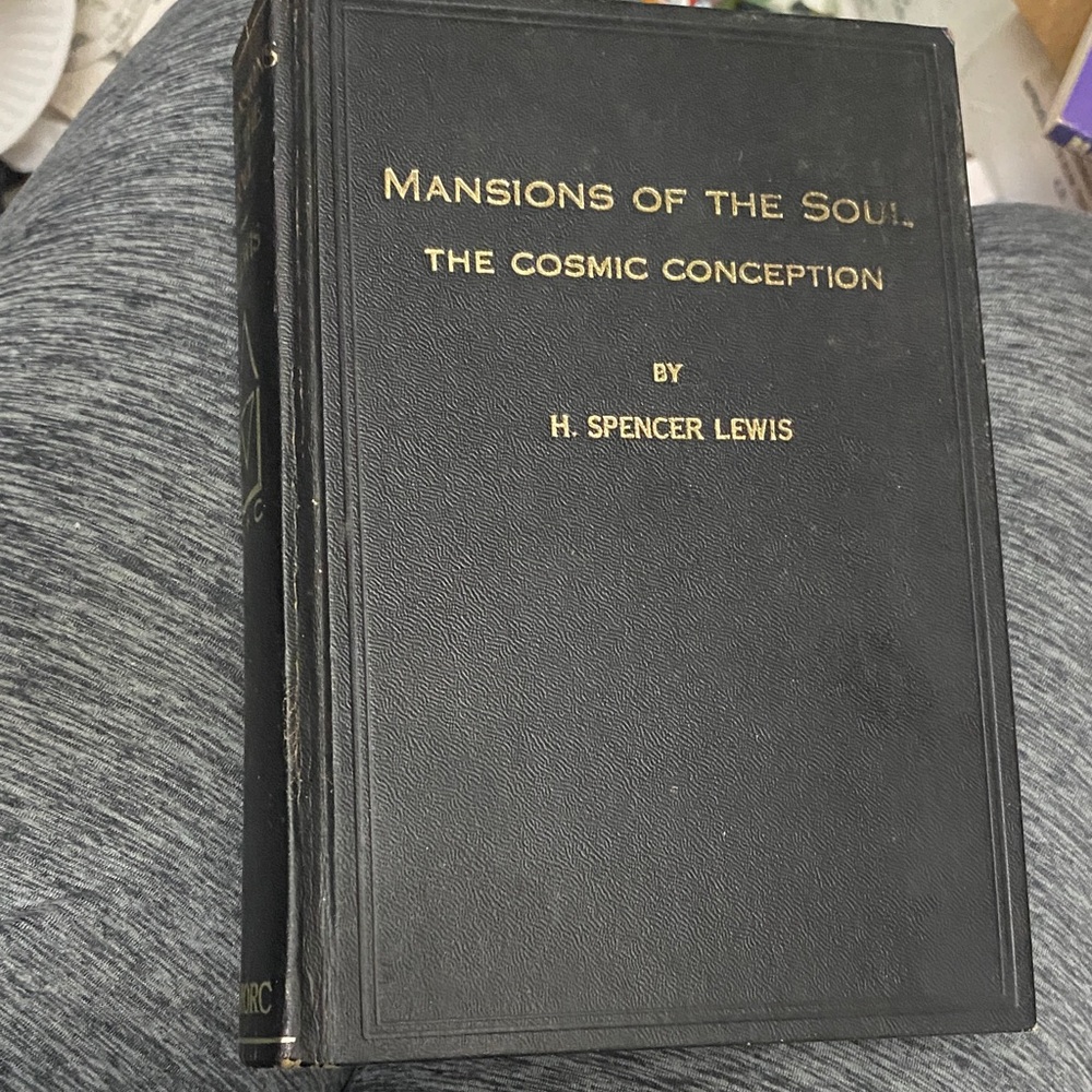 Mansions of the Soul by H. Spencer Lewis - Black Hardcover